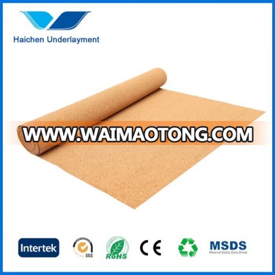 natural soundproof cork sheet/mat for building materials